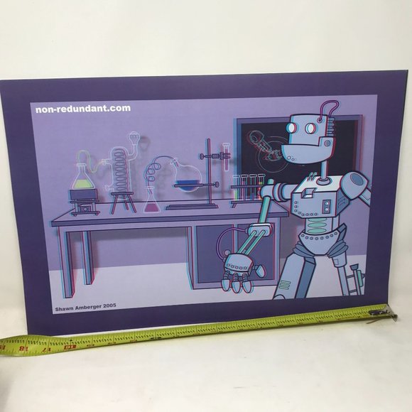 Digital Art - Sean Amberger - Set of 3 - 3-D Art Prints 18" x 12" w 3-D Glasses - Picture 13 of 16